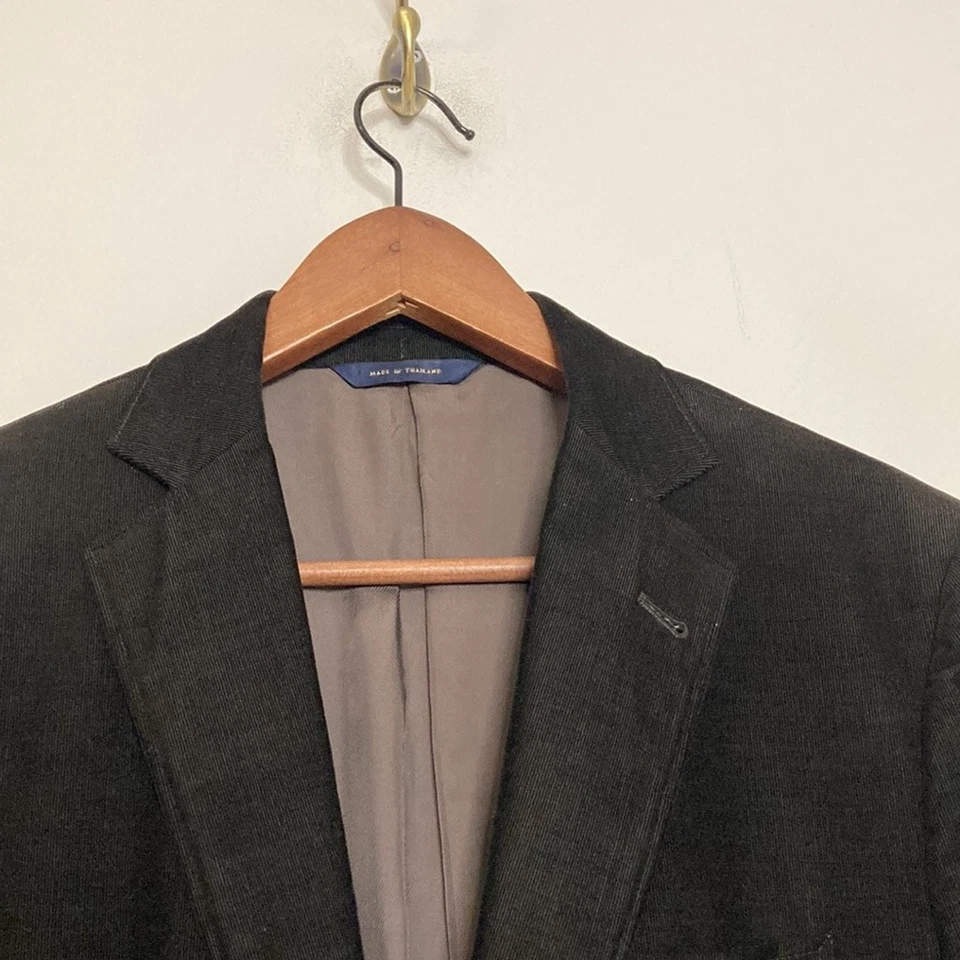 Brooks Brothers Sport Coat Men 38R Dark Brown Corduroy Stretch Fitzgerald Blazer Foto 4 de 4