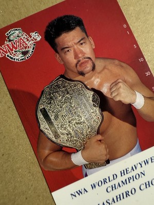 90s Masahiro Chono Phone Card NWA World Heavyweight Champion Big