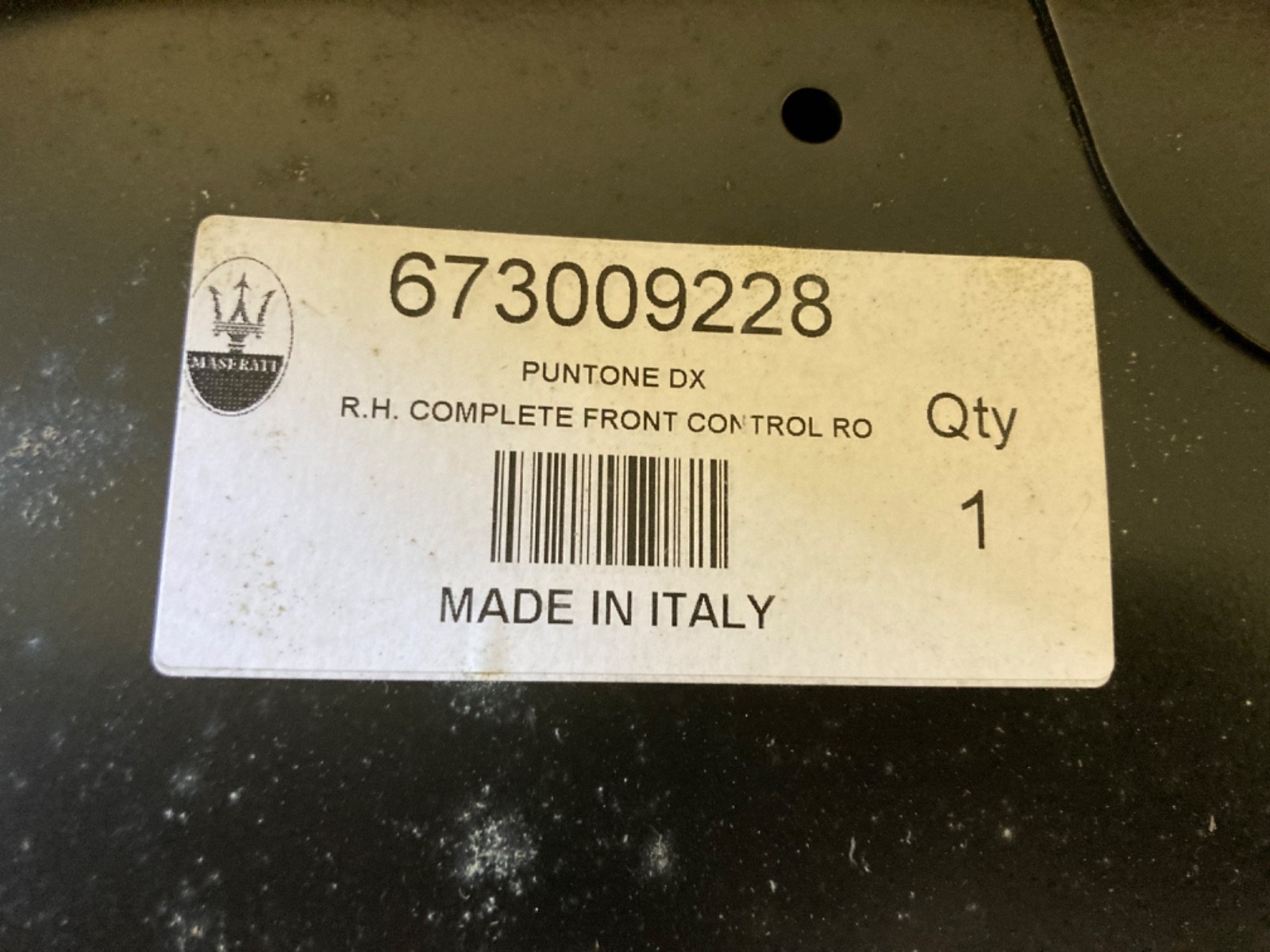 OEM Maserati R.H. COMPLETE FRONT CONTROL ROD for Levante 18-20, Ghibli, 67300922