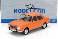 Modellauto Statische Epoche Wartburg 353 1967 Orange Modellbau Massstab 1:18
