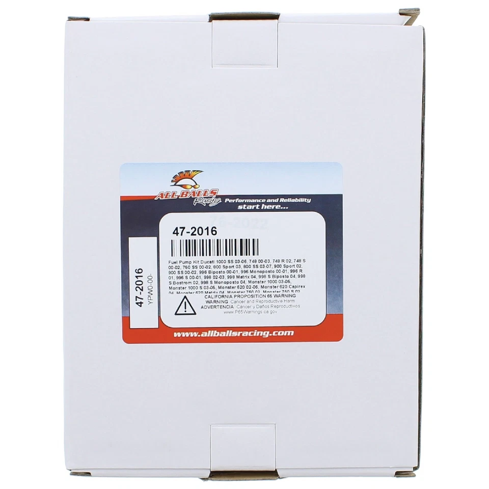 Kit de bomba de combustible All Balls (47-2016) para Ducati 748 00 01 02 03 800 Sport 03 Foto 4 de 4