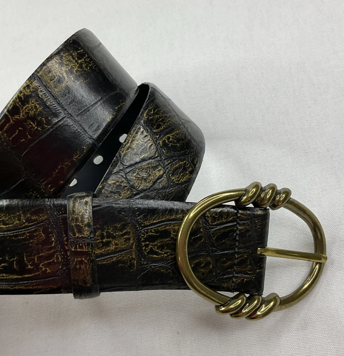 Carlisle Genuine Leather Animal Print Belt – Made in USA - 36 inches Carlisle Animal Print Belts for Women for sale | eBay main image 3
