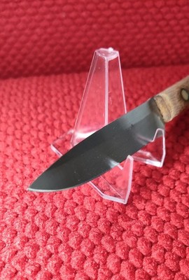 Chicago Cutlery 107S Vintage Fixed Blade Drop Point Knife Wood Handle