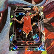 2023 Panini Prizm WNBA Ice Prizm Parallel #77 Candace Parker Las Vegas Aces