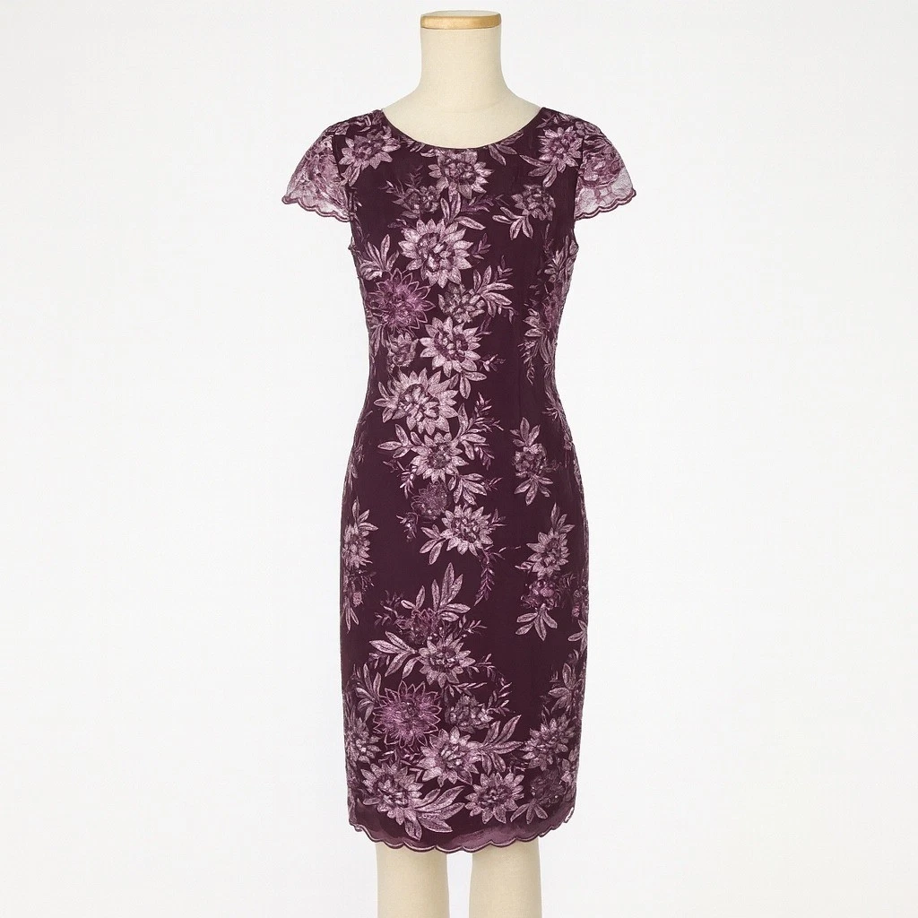 alex evenings sequin lace sheath dress Alex Evenings Sheath Evening Dress 8134310