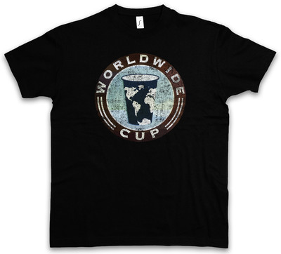 WORLDWIDE CUP T-SHIRT   Shameless Frank Gallagher Coffee Shop Cafe