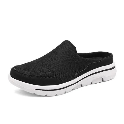 Slip On Mesh Slippers Lightweight Comfortable Half Shoes For Men Women - Picture 24 of 30