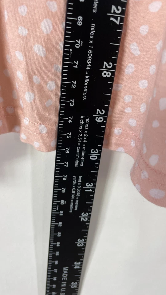 Camisa de dormir Avenue Body con cuello abotonado pijama lunares talla 26/28 Foto 2 de 4