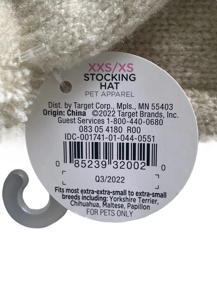 Gorro tejido Boots & Barkley perro medias sombrero elige tu talla - crema - Foto 2 de 4