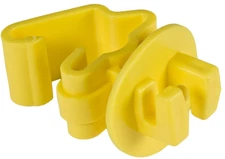 Zareba ITY-Z Standard Snug-fitting T-Post Insulator, 25 per Bag, Yelllow