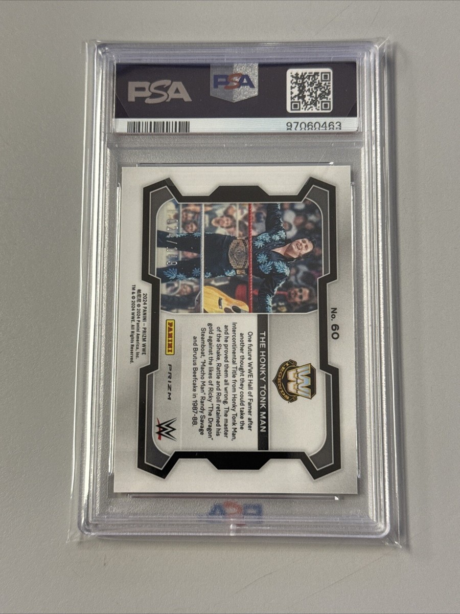 2024 Panini Prizm WWE The Honky Tonk Man Purple /149 Psa 9 | eBay