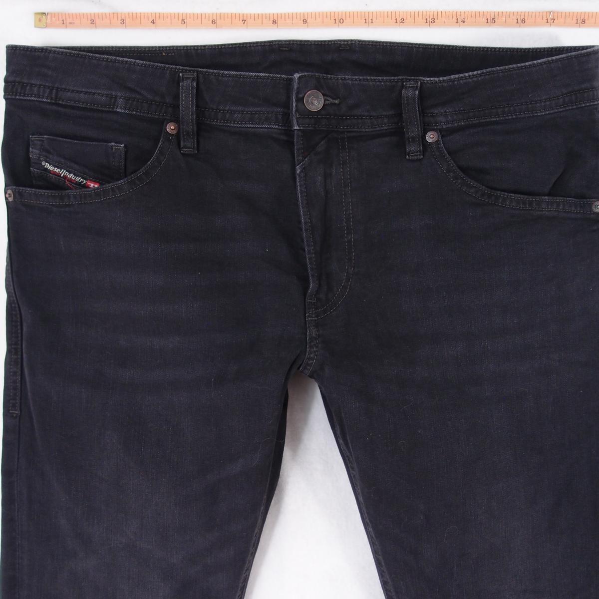 Stretch Jeans Jean Diesel Thommer Noir Herrens Diesel THOMMER-R