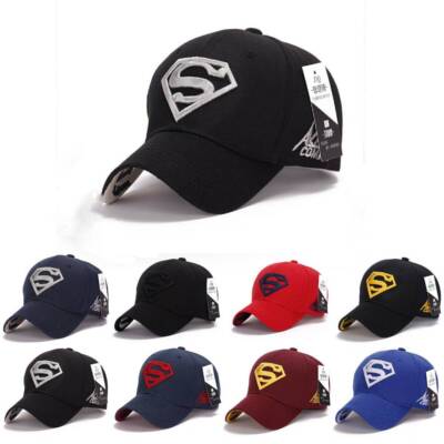 Summer Superman Boy Mens Baseball Cap Sports Trucker Snapback Adjustable Sun Hat