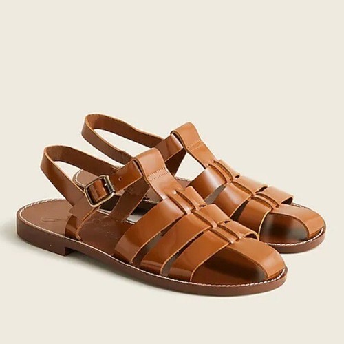 J crew fisherman sandals golden hickory 