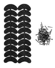 Shoe Heel Protectors Rubber Sole Repair Pads Saver Plates Handy Protection 10 Pc