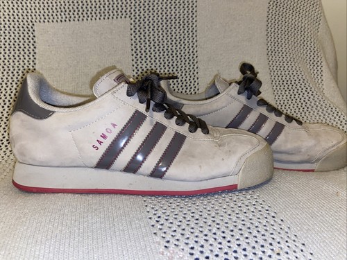 Adidas Samoa Grey Suede Pink/Purple 