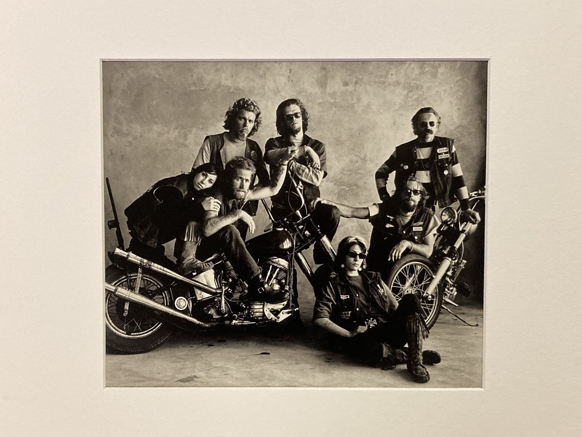 IRVING PENN Hells Angels 1967 California image8.75x7.5