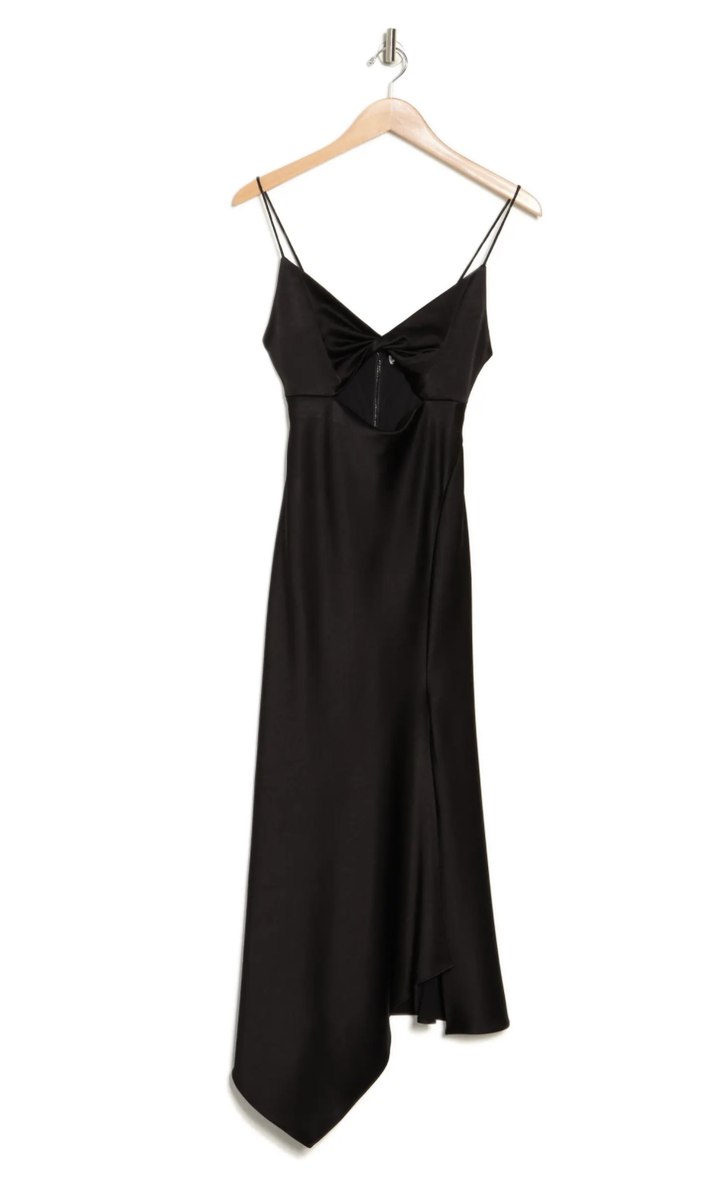 Alice + Olivia Harmony Midi Dress, 2 / Black