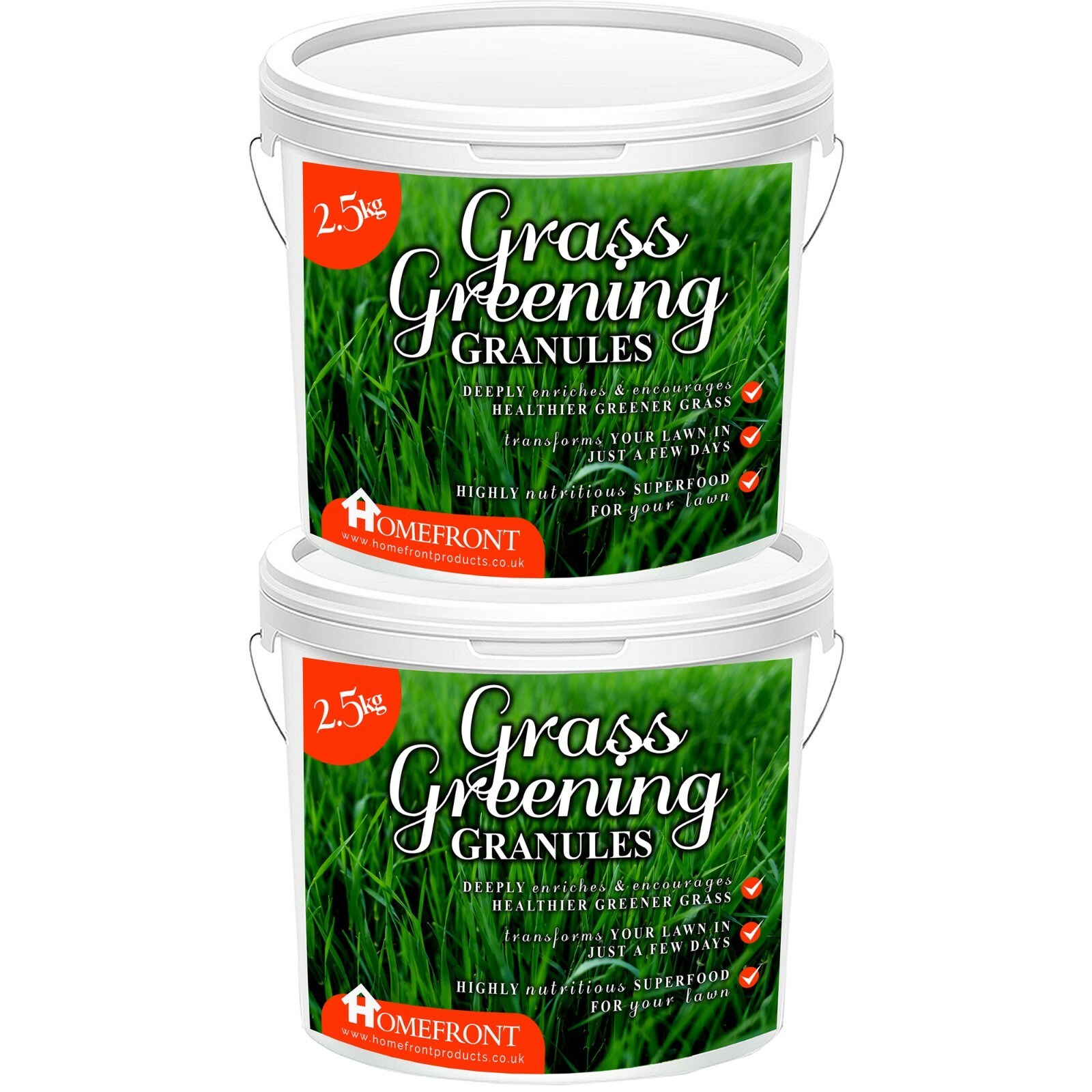 Homefront Lawn Feed Fertiliser Granular Professional Nutrients Grass Green 5KG