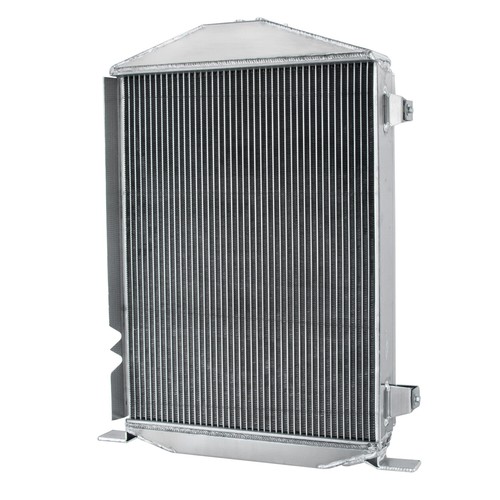 Rat Rod Radiator Cover 3-ROW ALUMINUM RADIATOR&SHROUD FAN for 1932 FORD HI-BOY HOT ROD RAT ROD ...