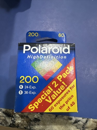 Polaroid High Definition Film 200 2 Pack 60 Exposures - Expired - Picture 6 of 11