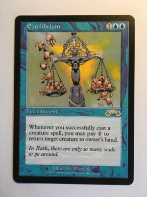 MTG Equilibrium Exodus LP Regular  Blue Rare Magic the Gathering