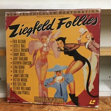 ZIEGFELD FOLLIES LASERDISC 1946 Lucille Ball Gene Kelly Judy Garland