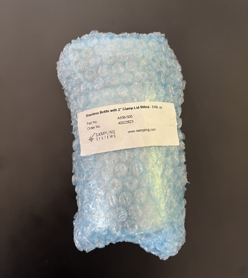 500 ml Probenahmesysteme 316L Edelstahl Klemmverschluss Flasche - A836-500