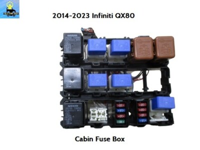 2435179903 14 to 23 Infiniti QX80 Cabin Dash Panel Fuse Junction Block Box