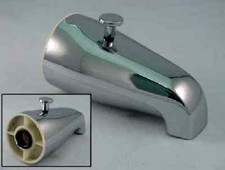 Chrome Tub Spout with Rear Diverter