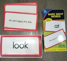 basic SIGHT WORDS 102 FLASH CARDS fluency and test prep AGES 6 UP super con EDU