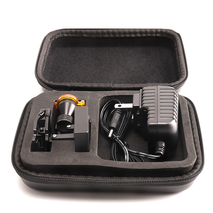 Lampe Frontale Dentaire LED 5W Sans Fil AZDENT - Avec Filtre Pour Loupes Binoculaires - Neuf
