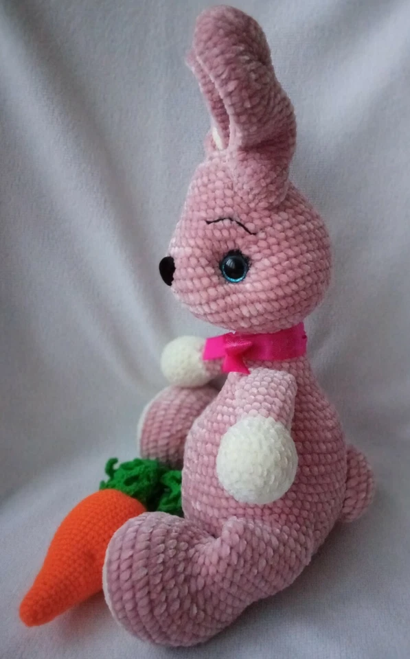 Kuscheltier Plüschtier Hase Perfekte Geschenk Handarbeit - Bild 3 von 4