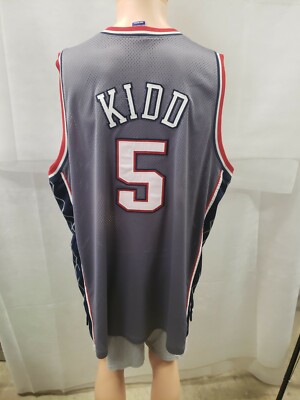 Vintage Jason Kidd New Jersey Nets Authentic Champion Jersey 56 NBA