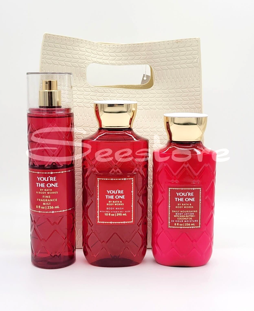 Bath & Body Works You're The One Gift Bag Set Body Mist Body Wash