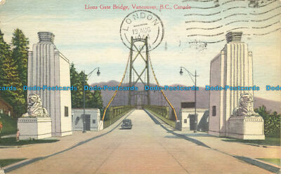 R632028 Kanada. Löwentorbrücke. Vancouver. B. C. The Coast Verlag. 1944