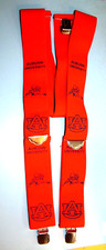 Auburn University,Tigers,Orange,Clip-On,Suspenders,Excellent Unused Condition 