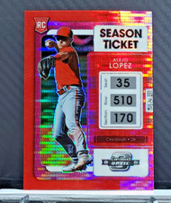 Alejo Lopez 2022 Contenders Optic PINK PULSAR PRIZM SP ROOKIE #14 - Reds RC