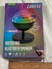 Bluetooth Speaker Portable Brand New Karaoke Disco Light Spinning Party
