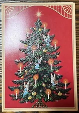 Christmas Greeting Card Christmas Tree Toys Angels Lights Twinkle Star Plus Mark