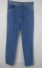 VTG  KID INTERNATIONAL Jeans Women Slim Tapered blue indigo denim  Pants 27 x 29