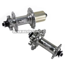 Circus Monkey HDW2 MTB Disc Hubs,24 Hole,1 Pair,Dark Silver