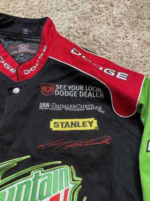New Deadstock JH Designs Kasey Kahne Jacket Mountain Dew Dodge