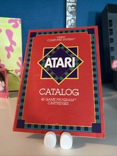 Atari Promo Catalog 45 Game Program Cartridges Video Computer System 1981