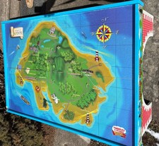2010 Rare SODOR ILAND Thomas The Train Wooden Railway Playtable Double Sided SK