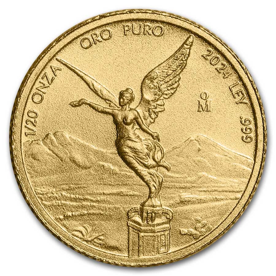 2024 Mexico 1/20 oz Gold Libertad MS-70 PCGS (FS, Green