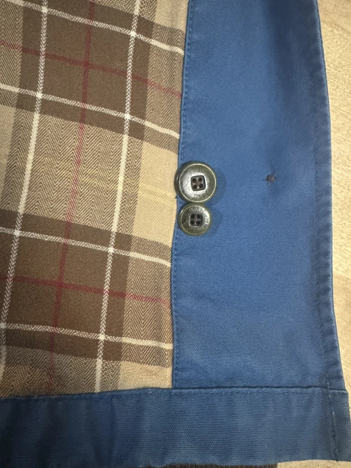 Vintage L.L. Bean men’s Chore Barn Jacket coat sz 3XL cotton plaid corduroy - Image 3 of 4