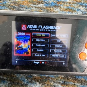 Atari Flashback Portable Handheld Console w/ Preloaded Games TESTED D10510