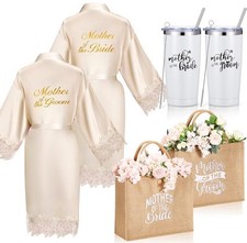 2 Sets Mother of the Bride and Mother of the Groom Gifts Set 6 Pieces 