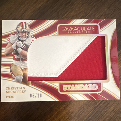Panini 2024 Immaculate Jerseys Christian McCaffrey SJ-CMY Prime 06/10